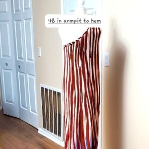 Soma one shoulder maxi dress in size large. Side slits, built-in bra.